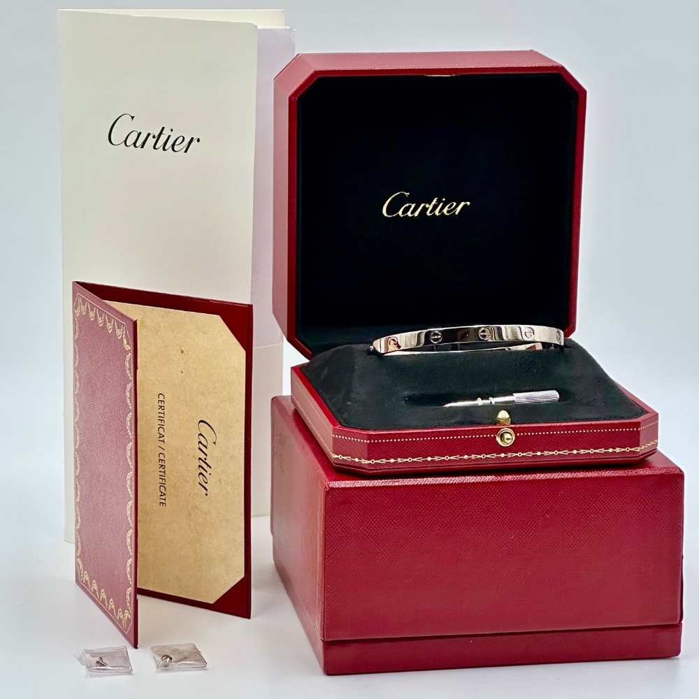 Cartier LOVE Bangle Classic Edition Size 21 Unisex AUTHENTIC